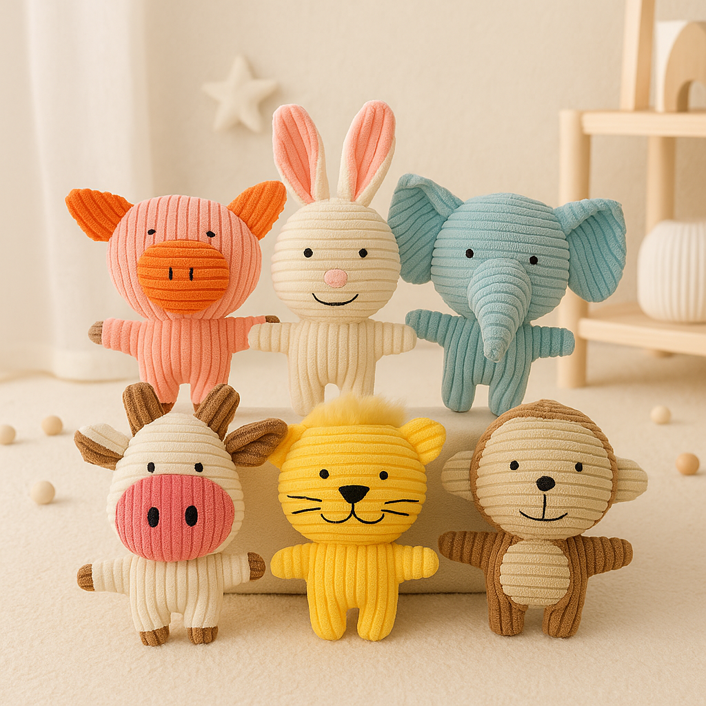 Soft Squeaky Baby Toy Set